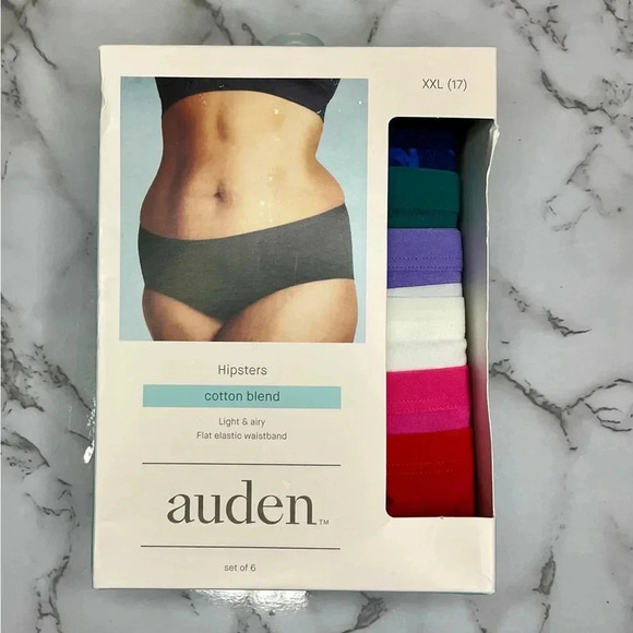 Auden Panties Cotton Blend Set of 6 Size XXL - Picture 8 of 9